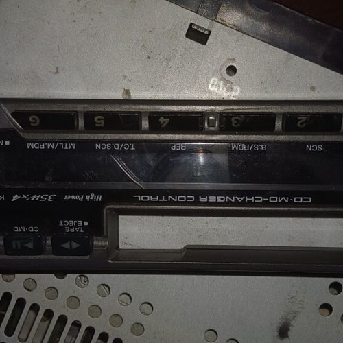 Kenwood KRC-658R Vintage Car Stereo Cassette Receiver used with mounting sleeve