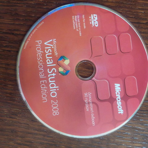 Microsoft Visual Studio 2008 Professional Edition DVD trial 90-day version like new