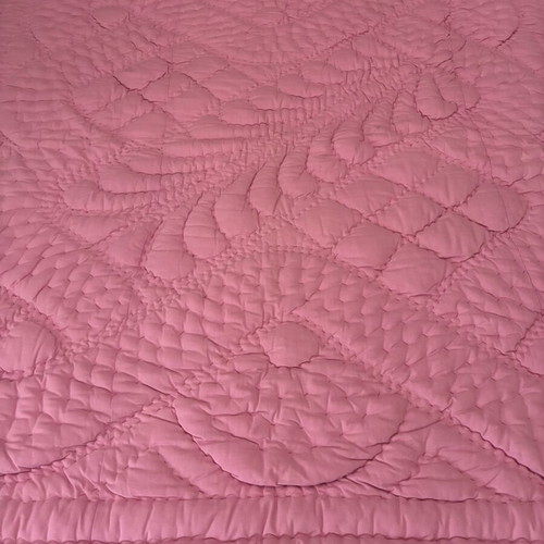 Traditional Handmade Satin Quilt Giorgan new, cotton filling