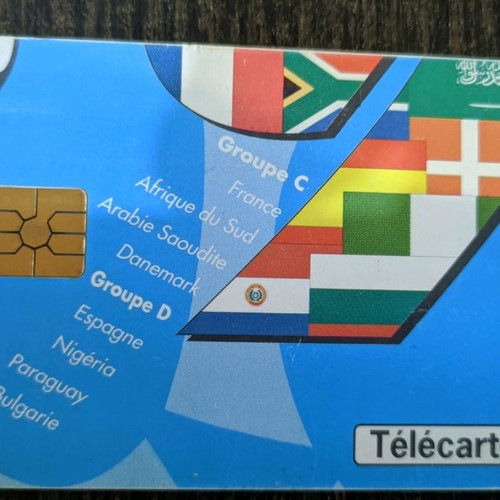 French phone cards used, lot of 3, rare from 1998