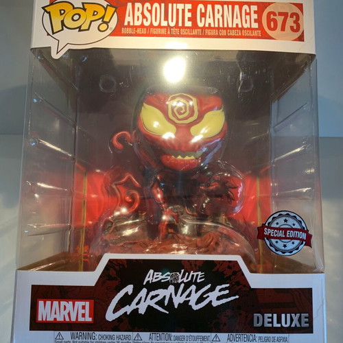 Funko Pop! Marvel Absolute Carnage on Headstone Special Edition Deluxe like new