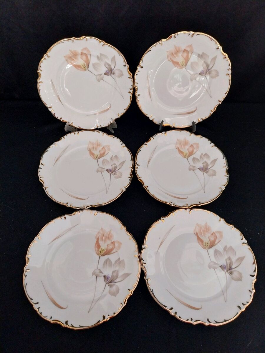 りつきゅ　 Sylvia デザートプレート2枚分 Hutschenreuter Bavaria dessert plate set… - € 35,00 - Vendora.cy
