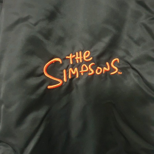 Bomber jacket The Simpsons H&M black like new size L
