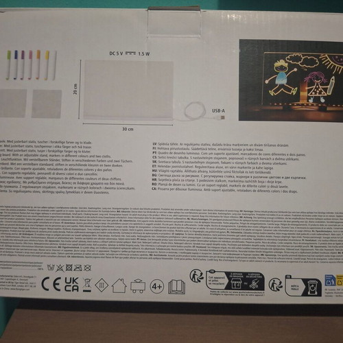 Glowing drawing board Flying Tiger new in box