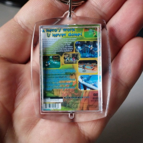 Klonoa 2 keychain with transparent acrylic, Namco