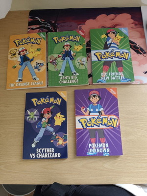 Pokemon books lot in English like new