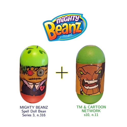 MIGHTY BEANZ figure Spell Doll Bean No.316 like new