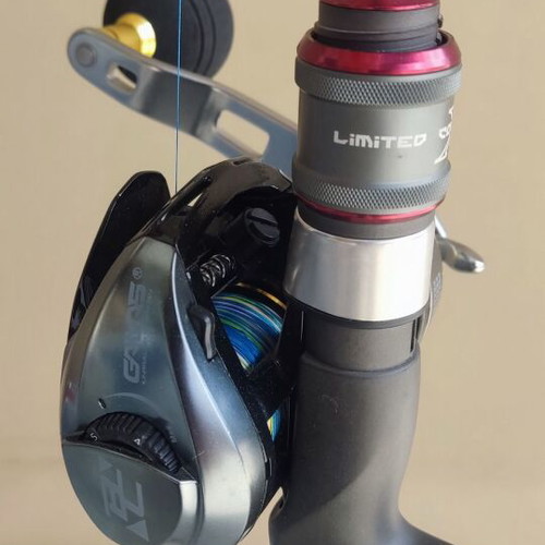 Fishing set new with XZoga Black Buster BBX Revo rod, Gawas Bullet Cast reel and YGK Jigman Ultra line