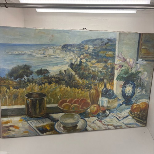Painting used, 4th piece from the Charles collection