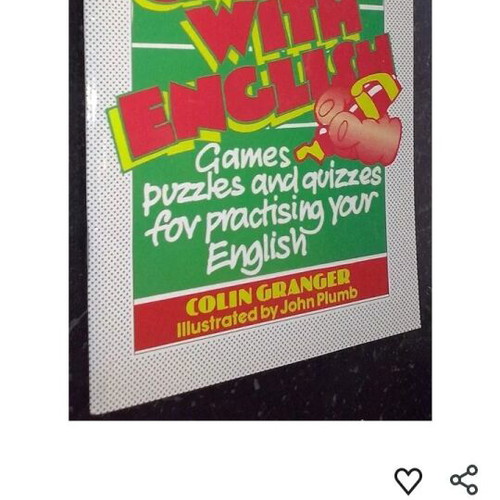 Play Games With English Book 2 Colin Granger like new