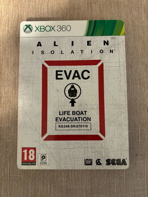 Alien Isolation EVAC Lifeboat Steelbook Edition Xbox 360 used English full