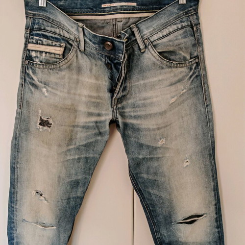 Broker's men's slim fit jeans like new, blue stone washed