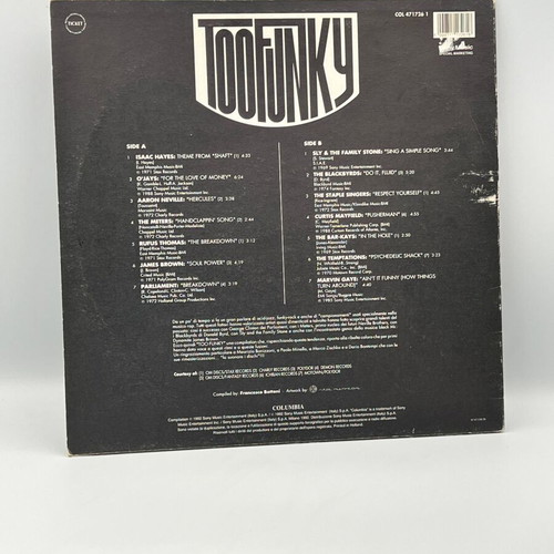 Too Funky Tanto Nero-Tutto Funky vinyl record used