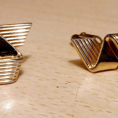Vintage gold-plated cufflinks like new