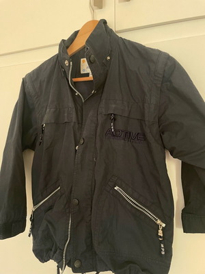 Bambini Thin Jacket like new, blue, with detachable sleeves