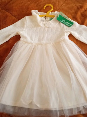 Benetton dress new for girl 2-3 years old
