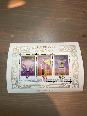 Art Nouveau German stamps