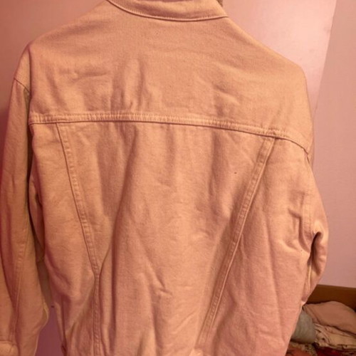 Pull & Bear denim jacket like new, beige, XS