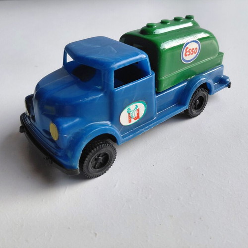 Esso Vintage Fuel Tanker Truck Greek Made 70s, new