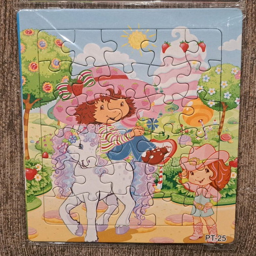 Strawberry Shortcake 3 puzzles new, sealed with hanging hole