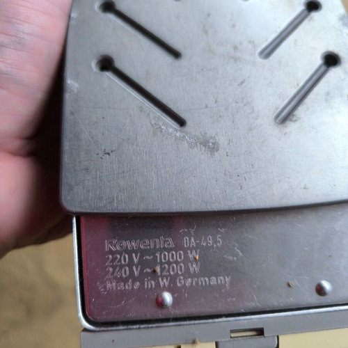 Rowenta seam iron used, 1200W, made in Germany