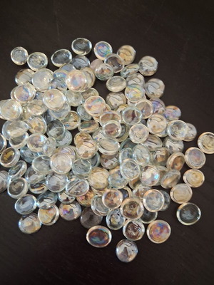 Decorative stones like new, pack of 136, 575 g