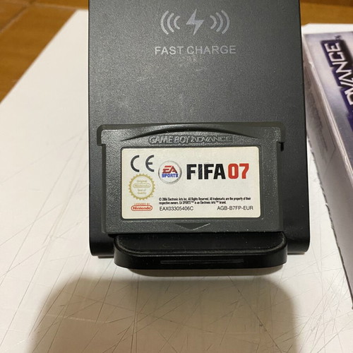 Game Boy Advance FIFA 2007 game like new with reproduction box
