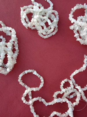 Chips beads set, decorative stones for crafts and jewelry