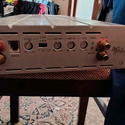 Hifonics ZX 7500 amplifier used, 2x500 RMS, dual channel