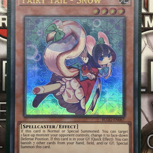 Yugioh Fairy Tail - Snow playset of 3 cards