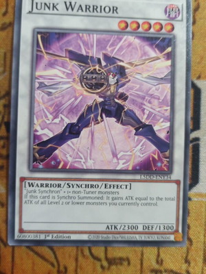 Junk Warrior Synchro Monster Yu-Gi-Oh! card like new