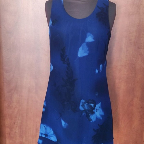 Vintage floral dress Absolute by Sorotos like new, blue