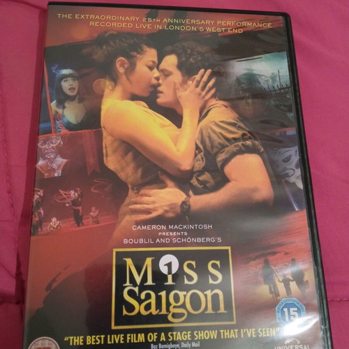 Miss Saigon DVD like new, adventure romance, 2 discs, subbed