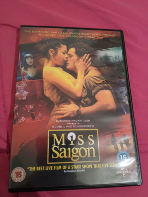 Miss Saigon DVD like new, adventure romance, 2 discs, subbed