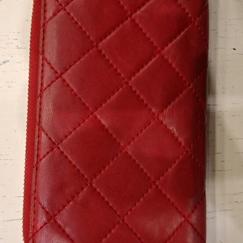 DKNY women's wallet used, red, 20x10 cm
