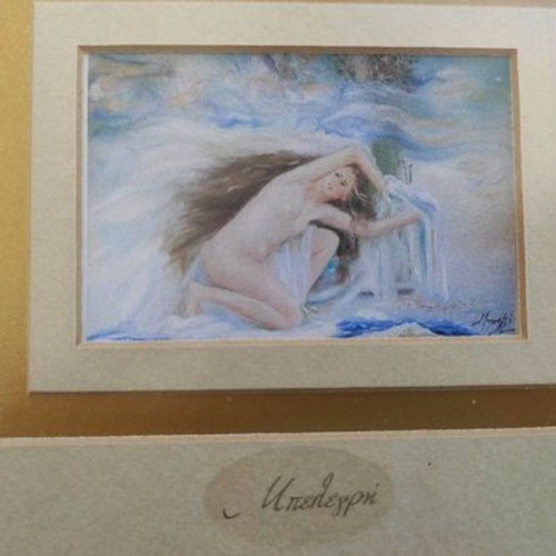 Paintings by Hara Belegri used, set of 2, excellent condition