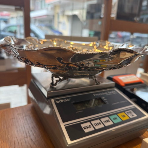 Silver plate 925 like new, 28cm diameter
