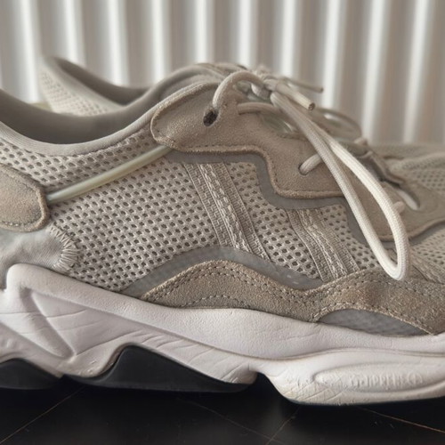 Adidas Osweego men's shoes size 46 used, white and beige