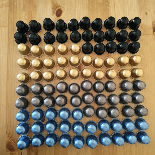 100 mixed capsules compatible with Nespresso original machines