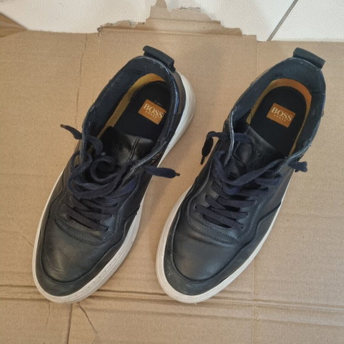 Hugo Boss men's boots used, size 42, black and white