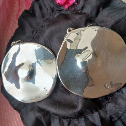 Silver 925 solid earrings, Anna Maria Mazaraki