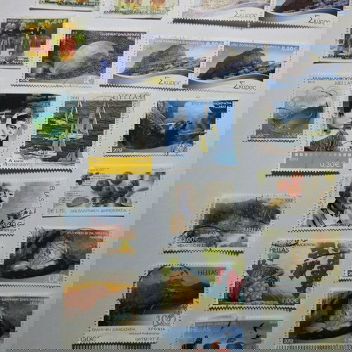 Γραμματόσημα Ελλάδα μεταχειρισμένα, 20 τεμάχια, έτη 2002-2014