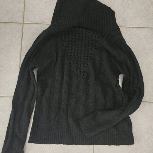 Woolen women's sweater used, black, size M