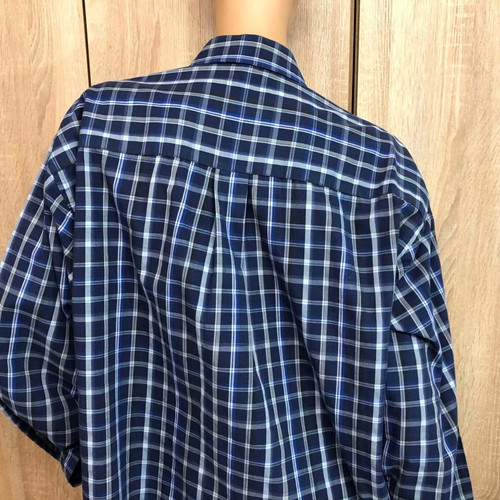 Barisal shirt new, size L/XL, white and blue