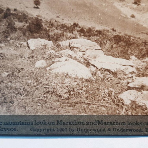 Marathon 1907 stereoscopic photo used