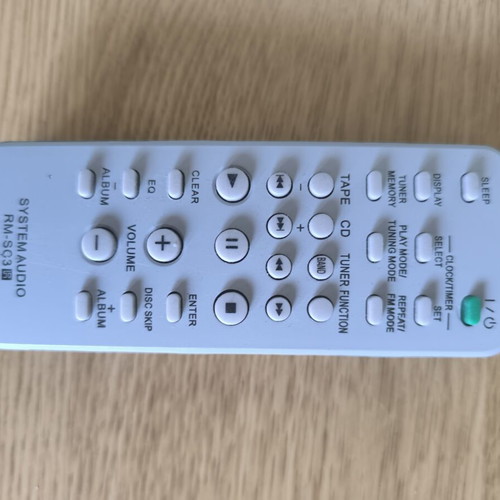 Sony RM-SC3 remote control like new, compatible with many Sony Hi-Fi