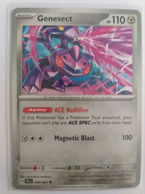 Pokemon Genesect Uncommon Card new condition in sleeve