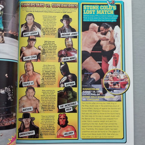 WWE Magazine July 2008 Retro Pro-Wrestling Used