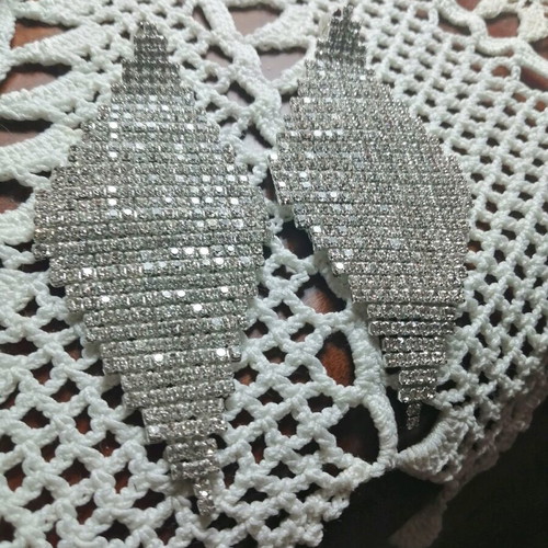 Earrings impressive with rhinestones new
