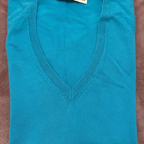ZARA basic thin pullover size XL like new, blue